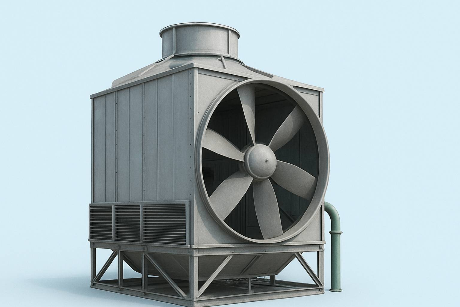 طراحی ایرودینامیک فن‌های برج خنک‌ کننده و تأثیر آن بر کاهش نویز