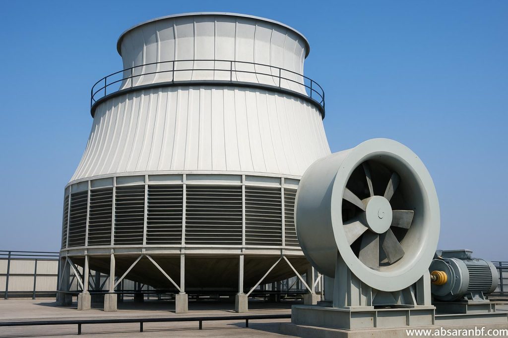 تحلیل فنی خرابی‌های رایج در فن‌های بزرگ برج خنک‌ کننده