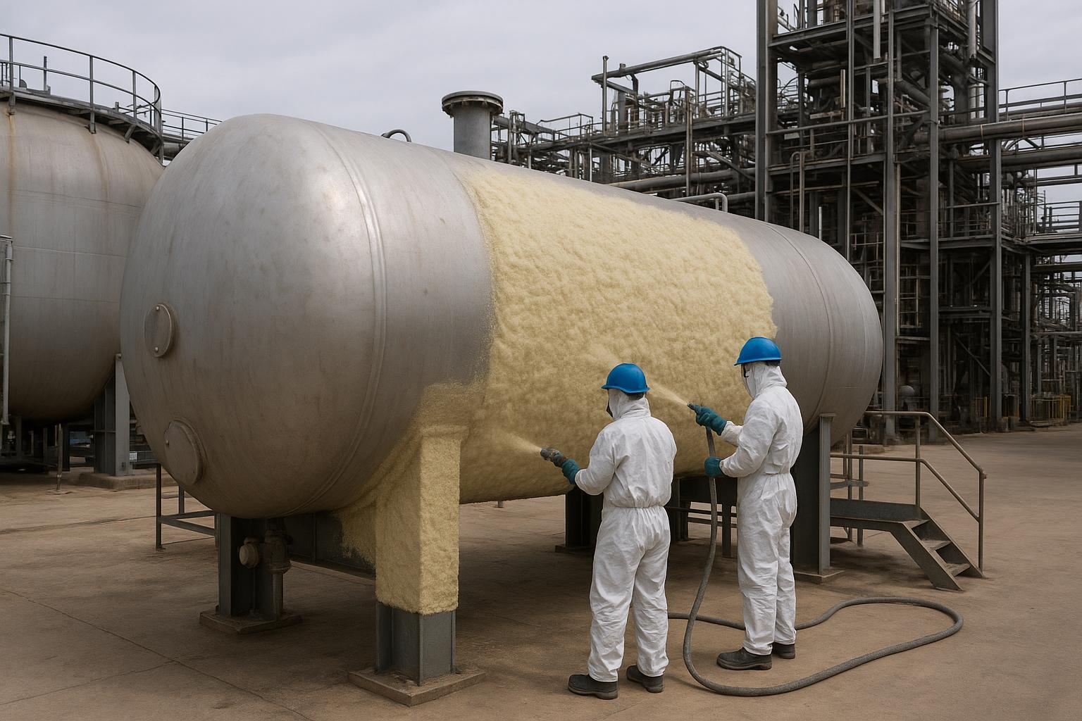 تولید و ایزولاسیون مخازن صنعتی مدور و مکعبی؛ راهکاری ایمن برای نگهداری مواد شیمیایی